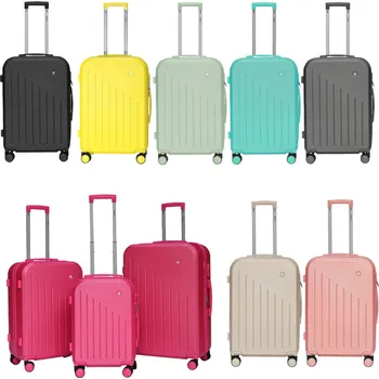 Sada cestovních kufrů na kolečkách s ABS rukojetí, tvrdé, 3 ks 19046-19054