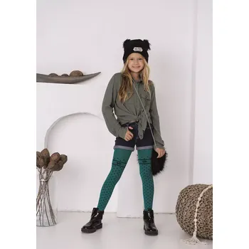 Dámské punčochy Dívčí punčochy Winter 50 DEN - 116-122 / červená