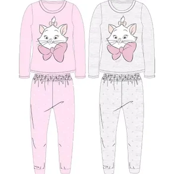 Dívčí pyžamo Dívčí pyžamo Kočka Marie - 110 / světle šedá