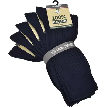 Dospělé zdravotní ponožky 91005 - 39-42 / tmavě modrá