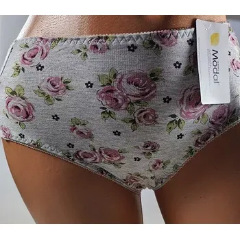 Kalhotky Dámské kalhotky Růže s krajkou II - XL / světle šedá