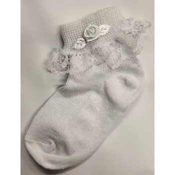 Dámské punčochy Dívčí ponožky Princessa - 10-13 / bílá