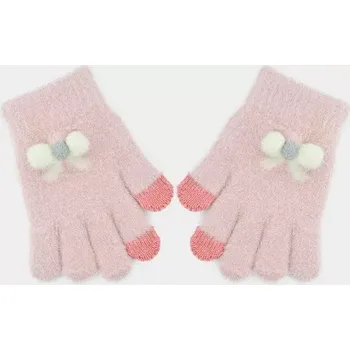 Rukavice Dívčí rukavice RZ069 - 14 / růžová