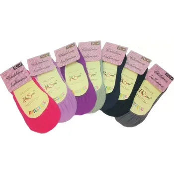 Dámské ponožky Dívčí ťapky Balerína - 27-34 / bílá