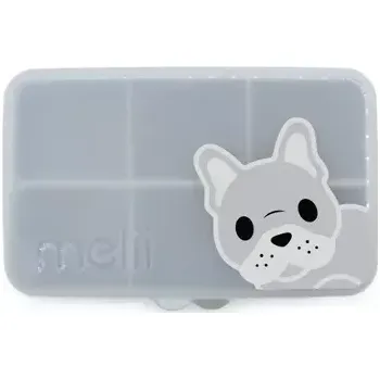 Svačinový box Melii Snackle Box krabička na svačinu mini - Buldoček 684 ml