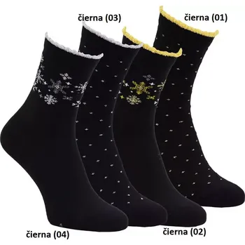 Dámské punčochy Dámské ponožky Agnes - 35-38 / černá (01)