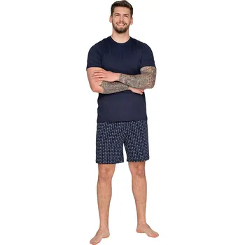 Pánské pyžamo Timo 770067 navy velikost 3XL