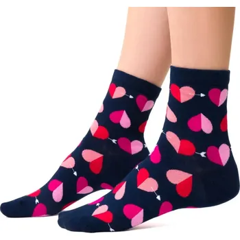 Dámské punčochy Dámské ponožky Amour - 35-37 / tmavě modrá