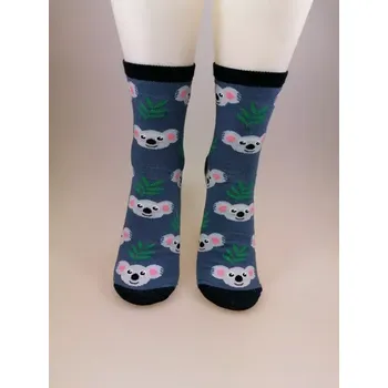 Dámské ponožky Dámské ponožky s koalami - 37-41 / modrá