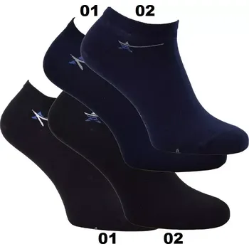 Pánské ponožky Pánské kotníkové ponožky Marlon - 39-42 / černá (02)