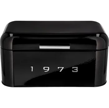 chlebník SILVERCREST® Retro chlebník Chrom 1973 (černá)