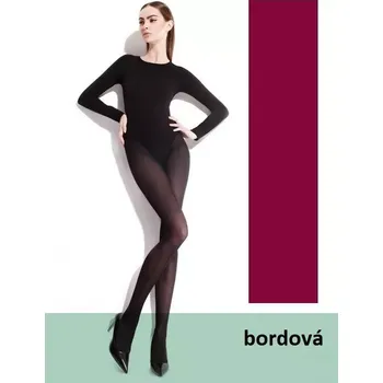 Dámské punčochy Dámské punčocháče Paula 40 DEN - 4 (L) / bordová