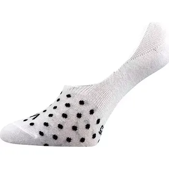 Dámské punčochy Bavlněné ťapky Verti Tečky - 39-42 / bílá