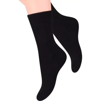 Pánské ponožky Polofroté ponožky Sport - 38-40 / černá