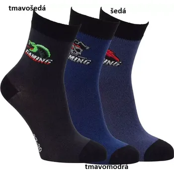 Chlapecké ponožky Gaming - 27-30 / tmavě modrá