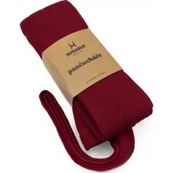 Dámské punčochy Kojenecké 100% bavlněné punčocháče Ducika - 50 / vínová