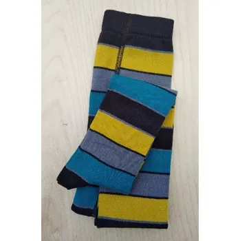 Chlapecké oblečení Dětské proužkované punčocháče Tomík - 110-116 / hnědá