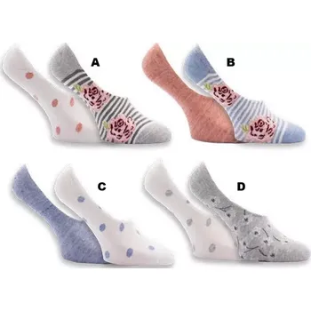 Dámské punčochy Dámské ťapky Summer - 2 páry - 35-38 / D