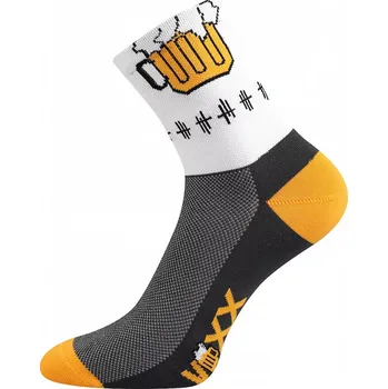 Pánské ponožky Cyklistické ponožky Pivo - 43-46 / šedá