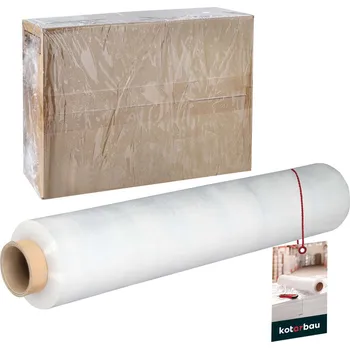 Obalový materiál Průhledná stretch fólie v roli pro balení 2,6 kg - transparentní \ 2,6 kg