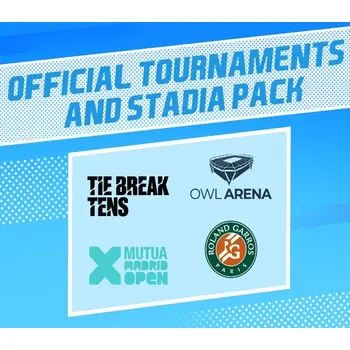 Počítačová hra Tennis World Tour 2 - Official Tournaments and Stadia Pack DLC
