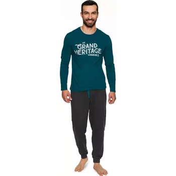 Pánské pyžamo Pánské pyžamo 40021 Brand turquise - HENDERSON tyrkysová XXL