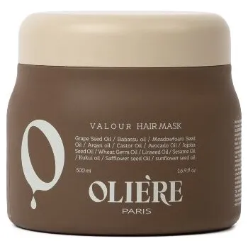 Vlasová regenerace Olière Paris Valour Hair Mask 500 ml