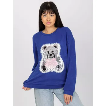 Dámská halenka Halenka LK BZ 509067 1.27 tmavě modrá jedna velikost