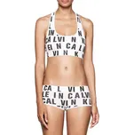 Sportovní podprsenka Bralette QF1660E - Calvin Klein bílá/potisk S