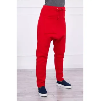 Dámská halenka Sada pytlovitých kalhot červená UNI