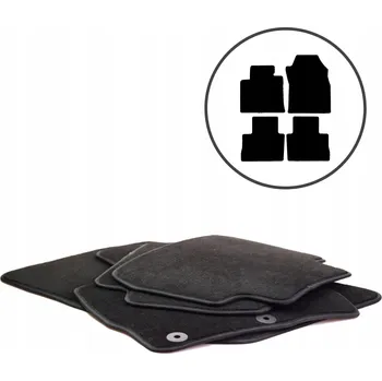 autokoberec Velurové autokoberce 4 ks