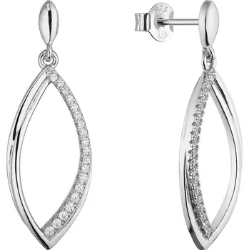 Náušnice Stříbrné dlouhé náušnice kapky 11786.1