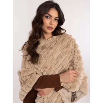 Dámské pončo Pončo AT PN 2347.88 béžové jedna velikost
