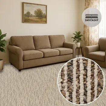 Koberec Metrážový koberec Breno GENEVA 61 Označení šíře role: 4 m