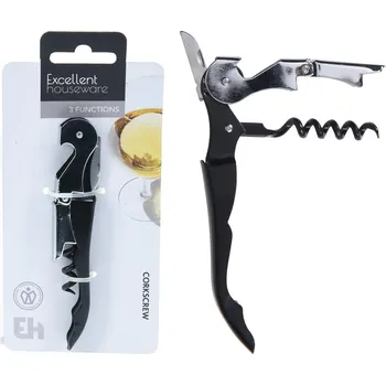 Otvírák otvírák číšnický 3 funkce kov.ČER