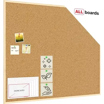 Korková nástěnka 120 x 100 ALLboards NATURAL TK1210D
