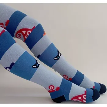 Dámské punčochy Dětské punčochy Skřítek - 110-116 / modrá