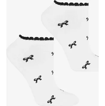 Dámské ponožky Dámské ponožky CSD240-101 - 35-38 / bílá - 02