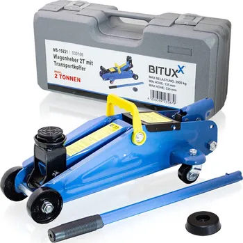 Hever Hydraulický zvedák automobilový Žába nosnost 2T Nízký Guma M15831