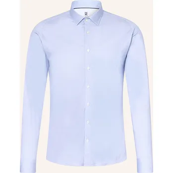 Desoto Pánská Žerzejová Košile Slim Fit, tmavě modrá, 40