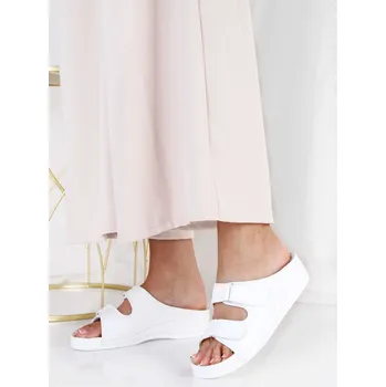 Dámské pantofle KOKA Shoes fashion Pantofle na suchý zip Y508-8WH Velikost: 41