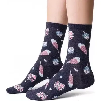 Dámské punčochy Dámské ponožky Pírka - 38-40 / tmavě modrá