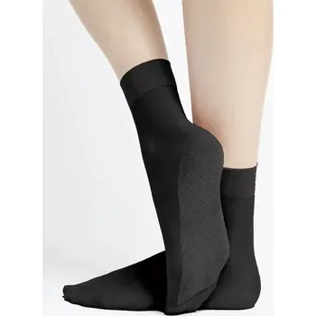 Dámské punčochy Ponožky s bavlnou Nature Sole 20 DEN - Uni / černá