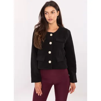 Dámská bunda Dámská bunda IT-KR-FL9586.64 RUE PARIS Barva: Černá, Velikost: L/XL