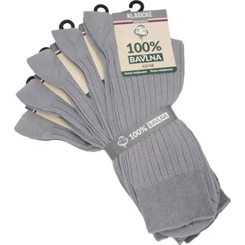 Dámské ponožky Dospělé zdravotní ponožky 91005 - 35-38 / světle šedá