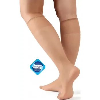 Dámské punčochy Dámské podkolenky Naprima 20 DEN - 5 párů - Uni / tělová bledá (light natural)