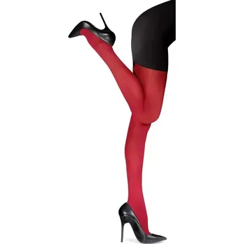 Dámské punčochy Dámské punčocháče Mireille NOQ 40 DEN - 3 (M) / červená