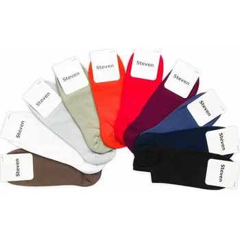 Dámské ponožky Dámské kotníkové ponožky 073 - 35-37 / červená