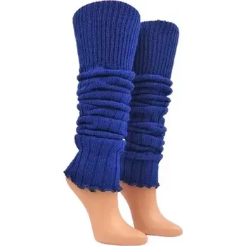 Dámské punčochy Dámské vlněné stulpny C - modrá