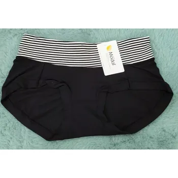 Kalhotky Dámké kalhotky Midi prúžky - L / černá